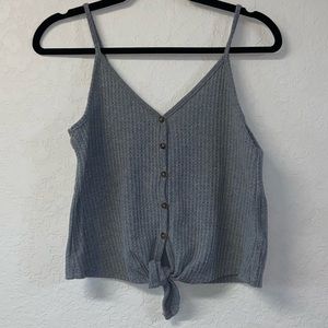 Knit Tank Top with tie
